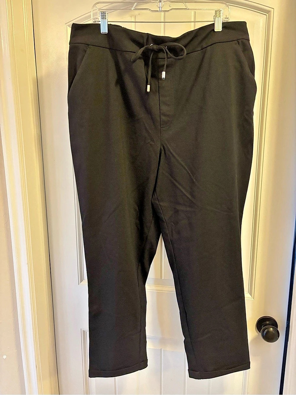 Croft & Barrow Black Ankle Pants Size 1X Like New